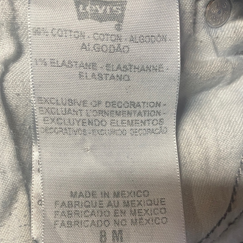 Levi's Women's Mid Rise Skinny Jeans - Dark Blue - Picture 2 of 9